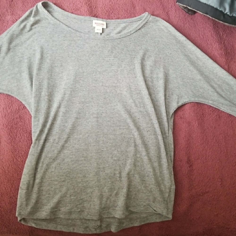 Target basic grey blouse